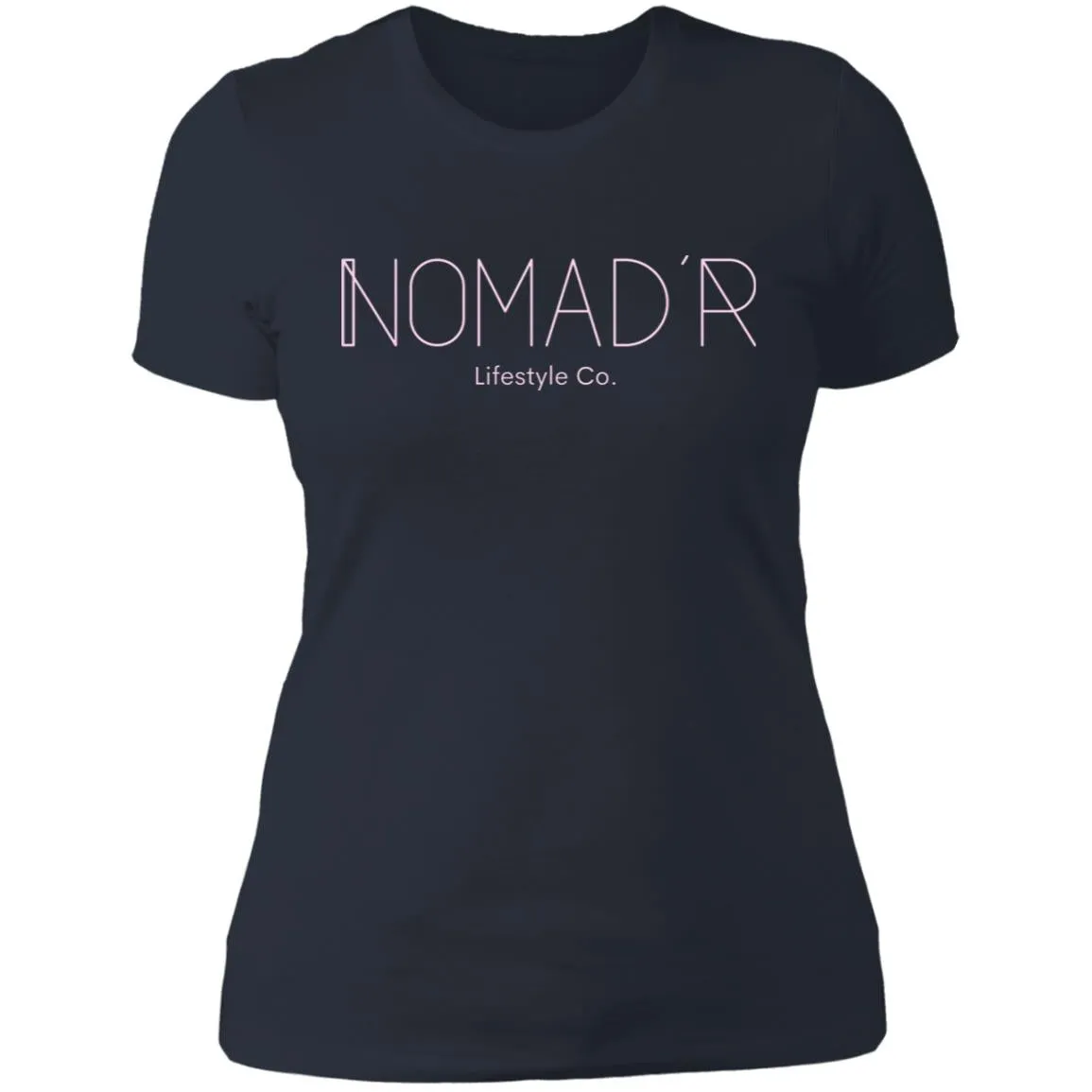 "NOMAD'R- PINK" Ladies' Boyfriend T-Shirt