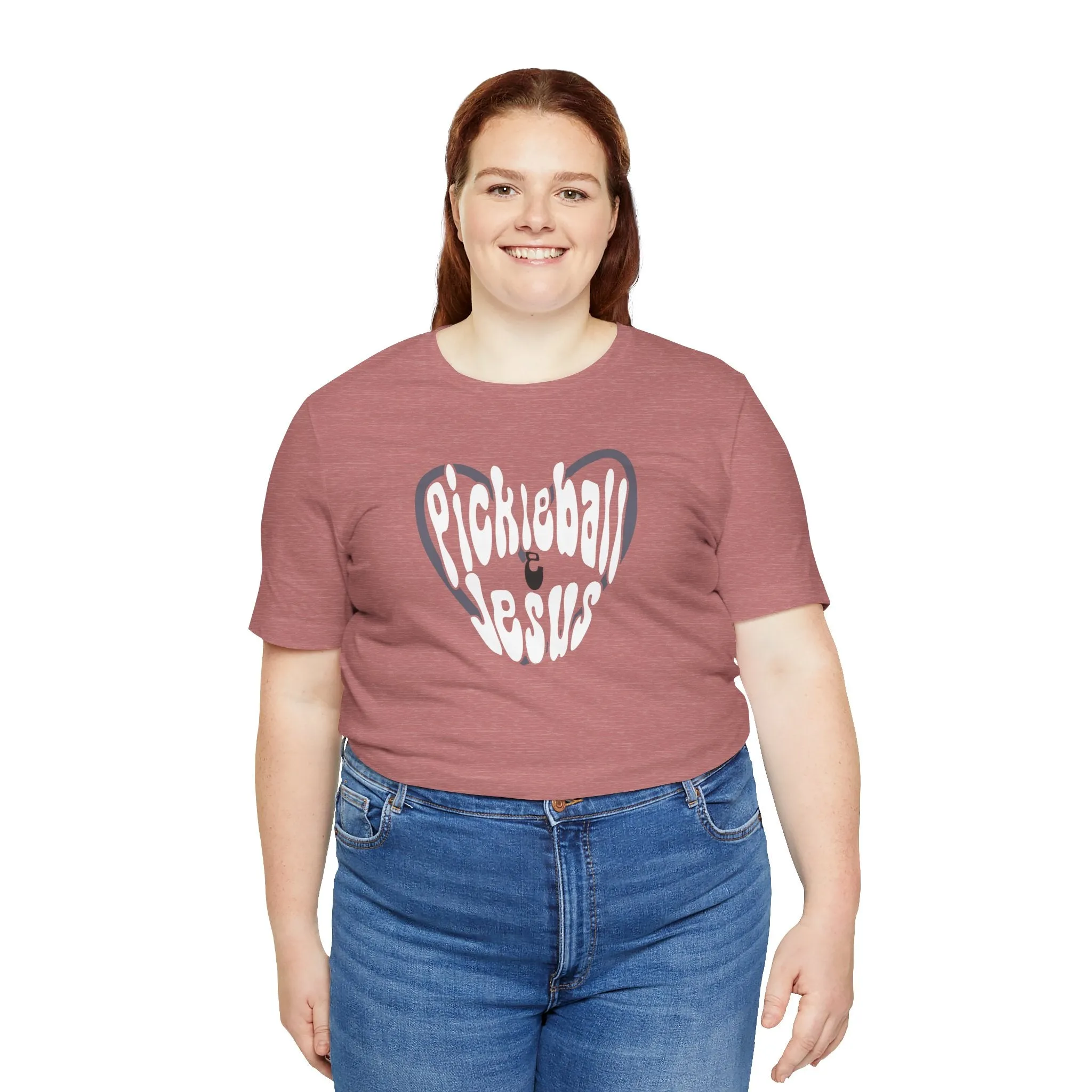 Retro Style Pickleball and Jesus Tee