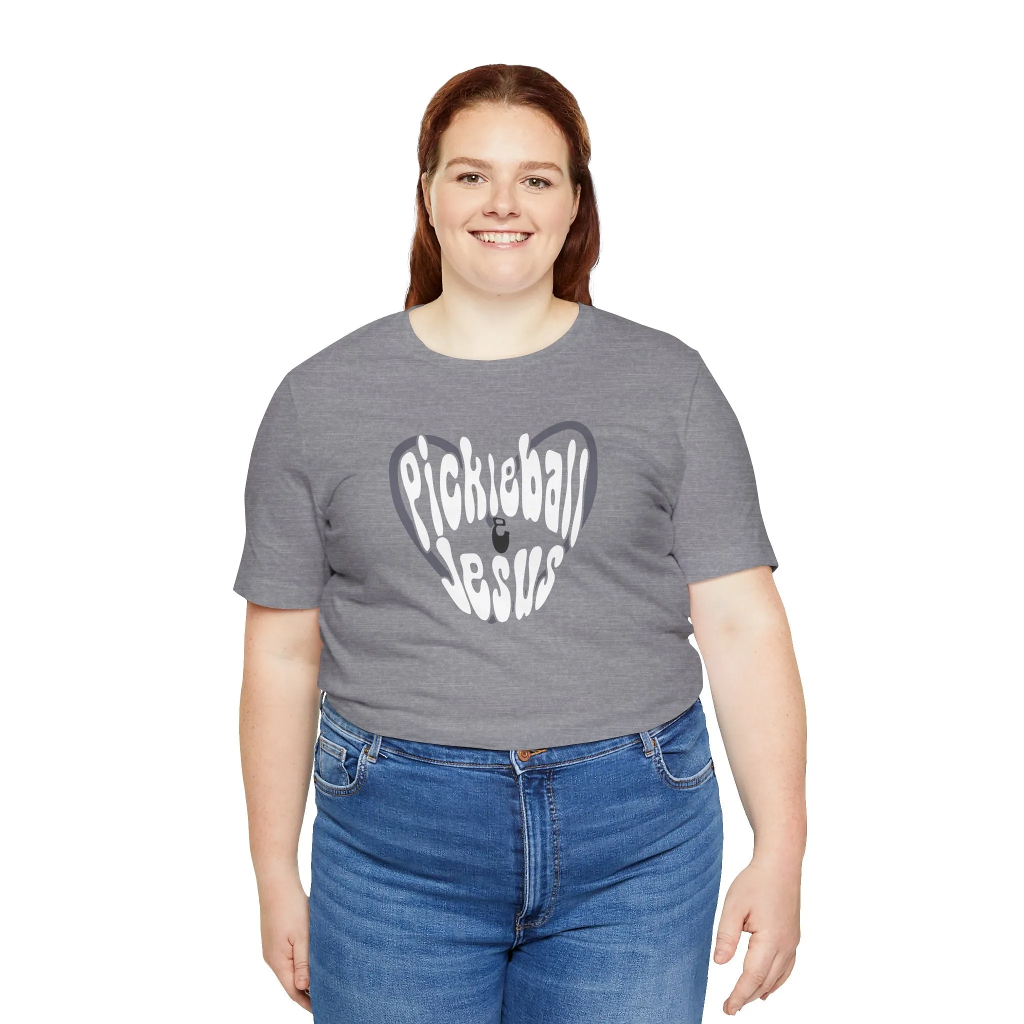 Retro Style Pickleball and Jesus Tee