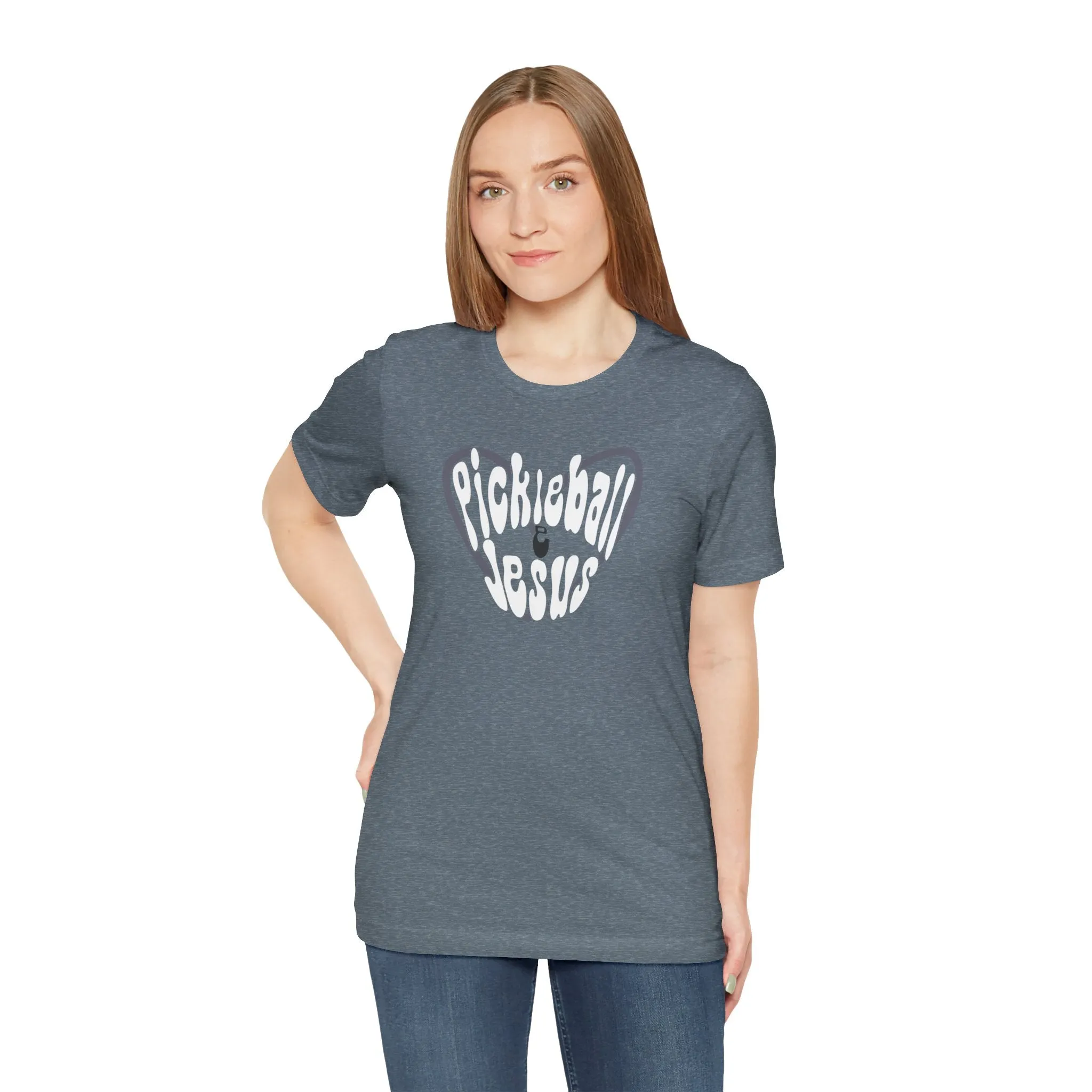 Retro Style Pickleball and Jesus Tee