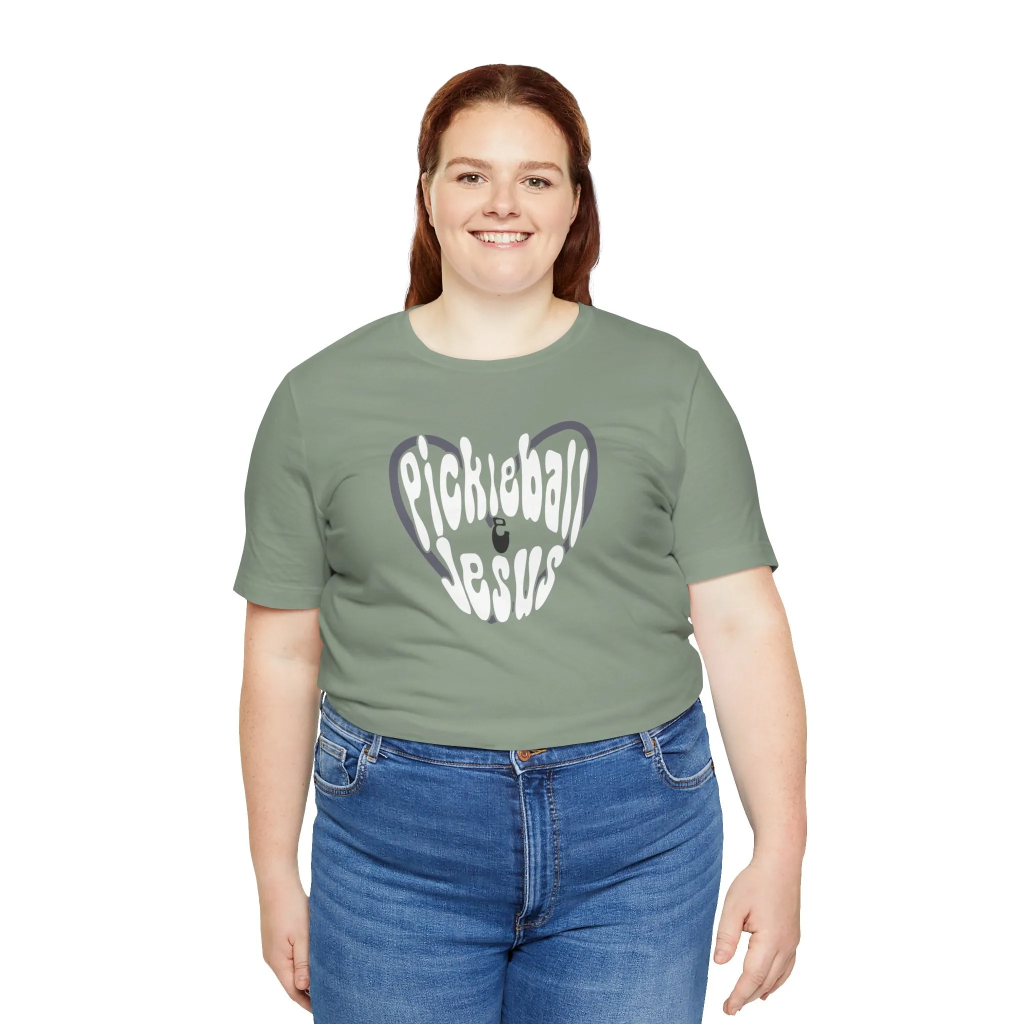 Retro Style Pickleball and Jesus Tee