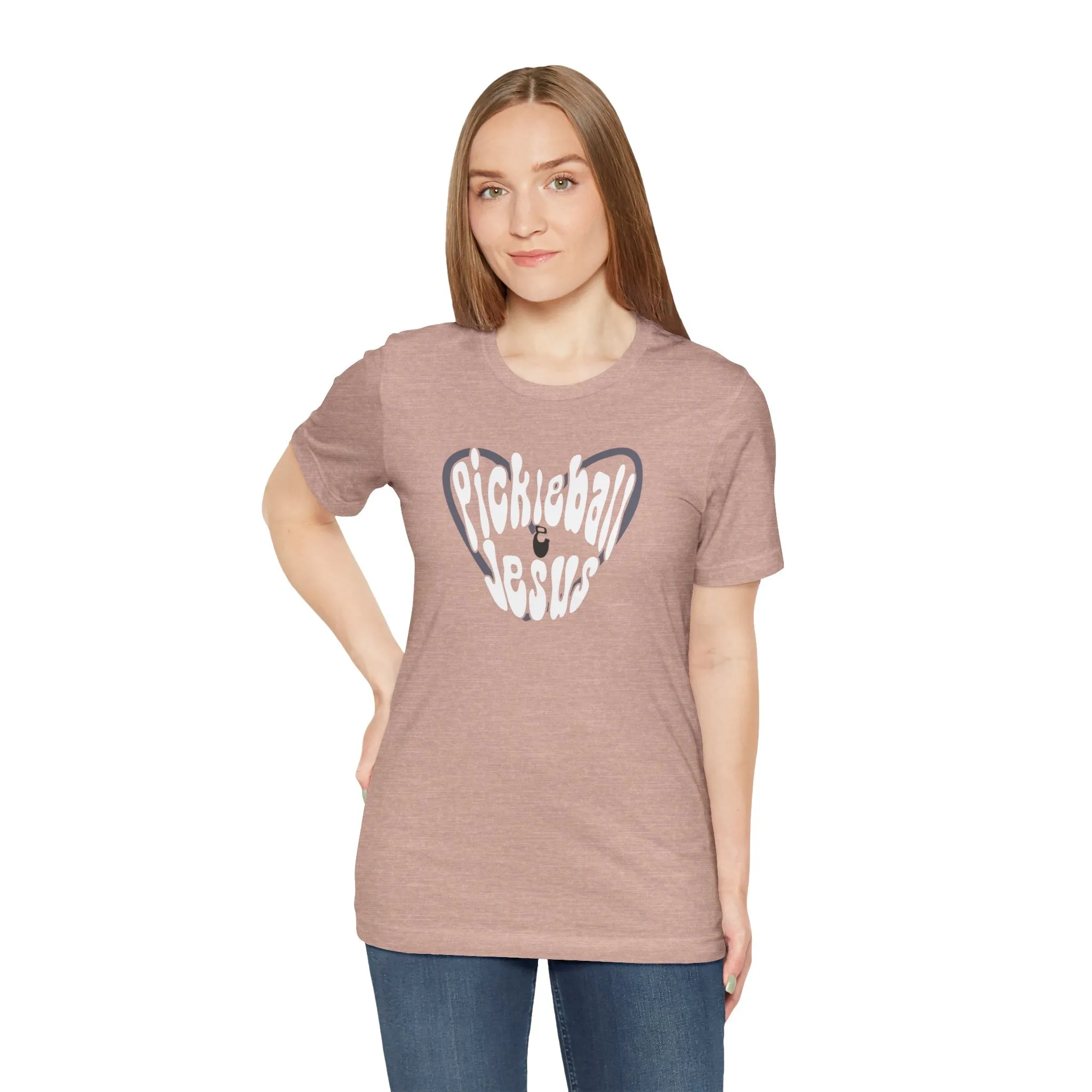 Retro Style Pickleball and Jesus Tee