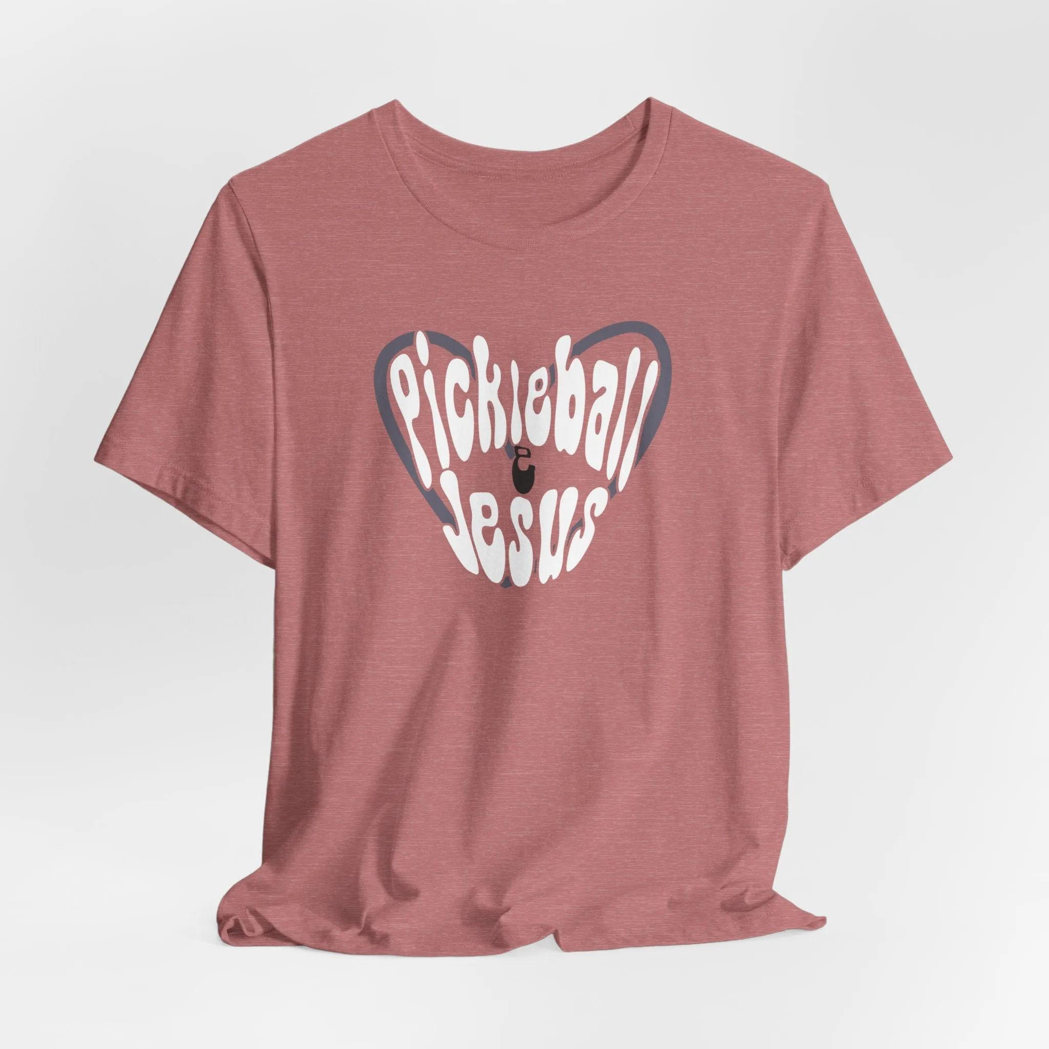 Retro Style Pickleball and Jesus Tee