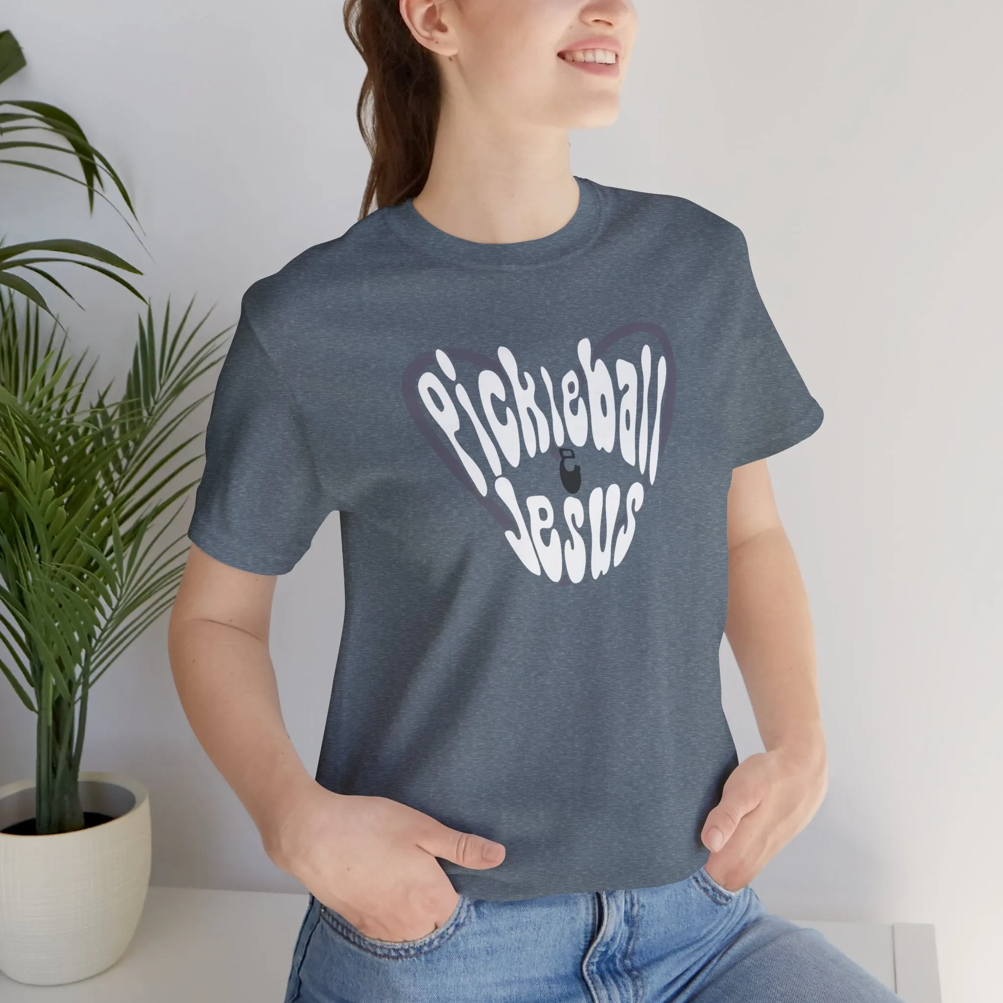 Retro Style Pickleball and Jesus Tee