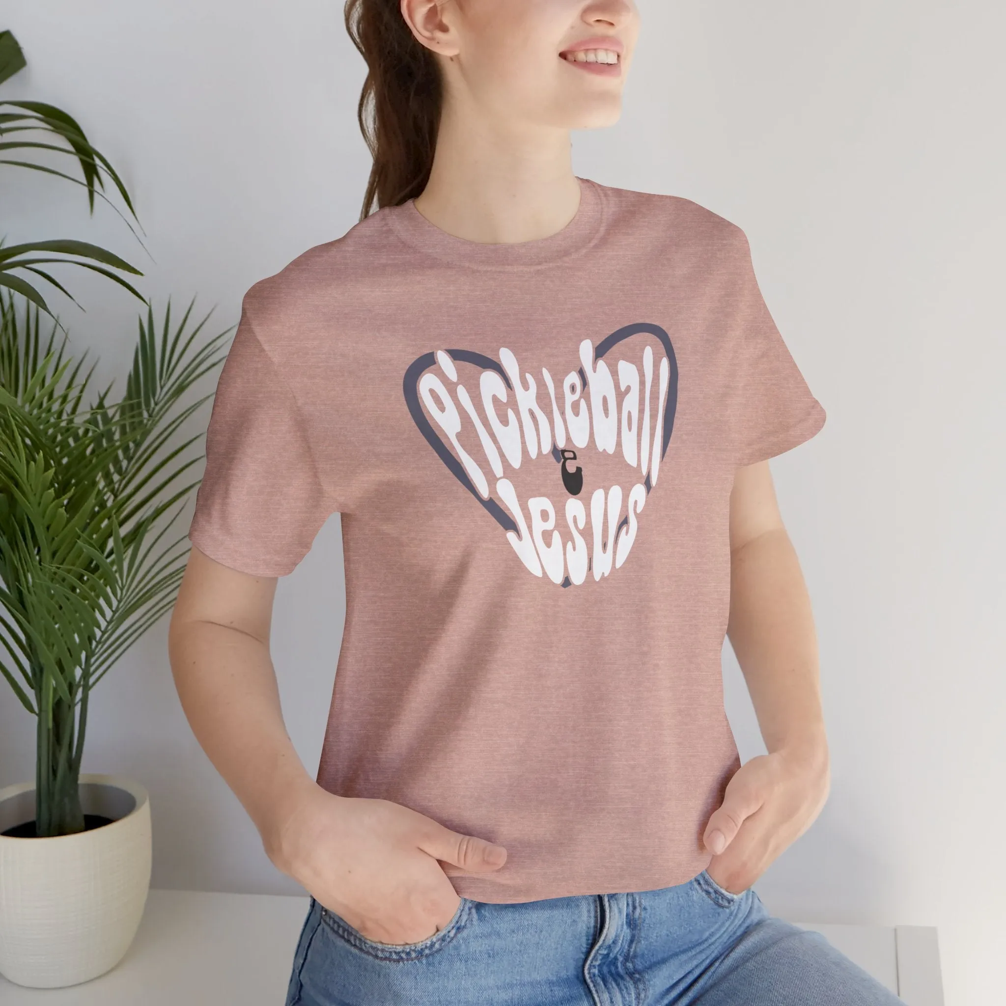 Retro Style Pickleball and Jesus Tee