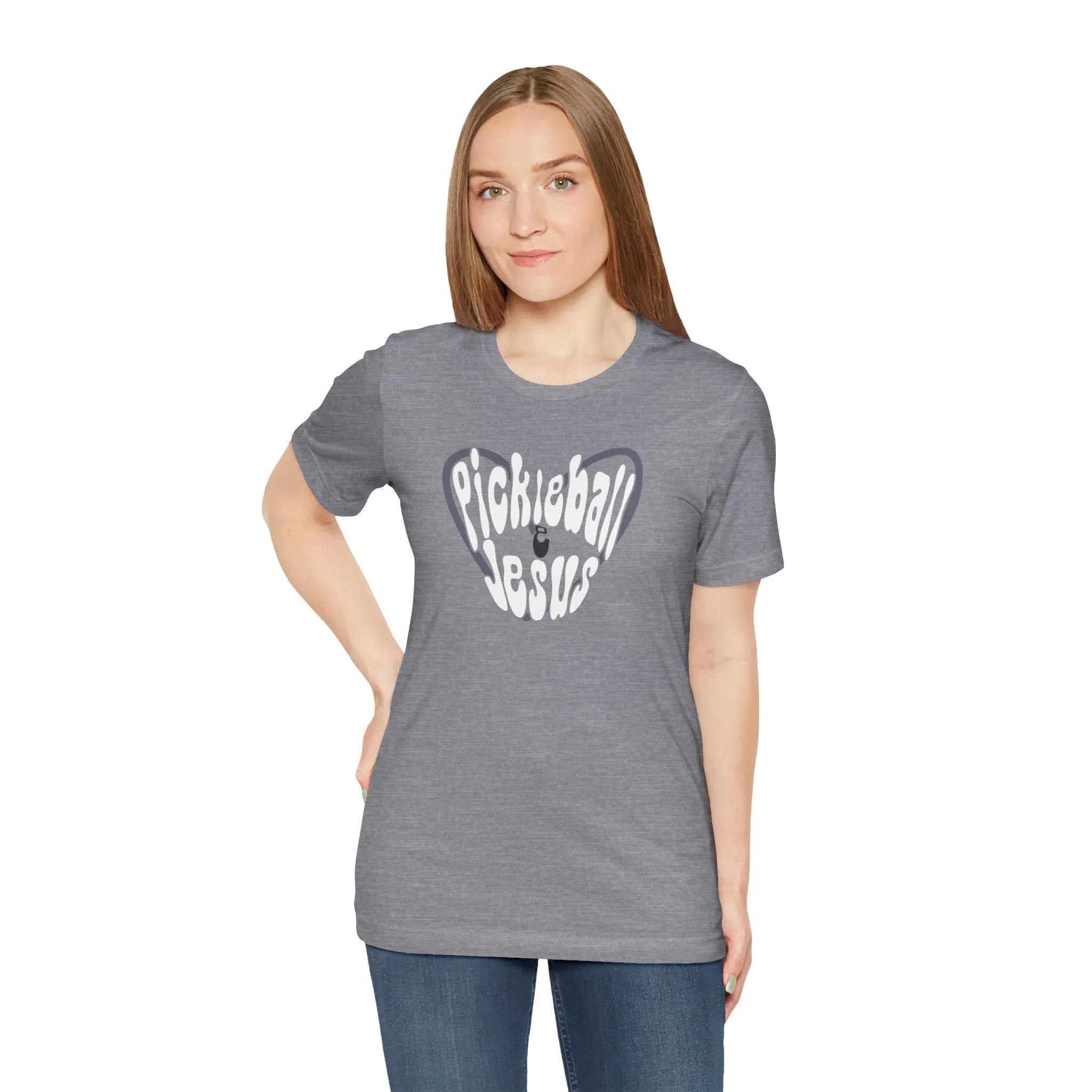 Retro Style Pickleball and Jesus Tee