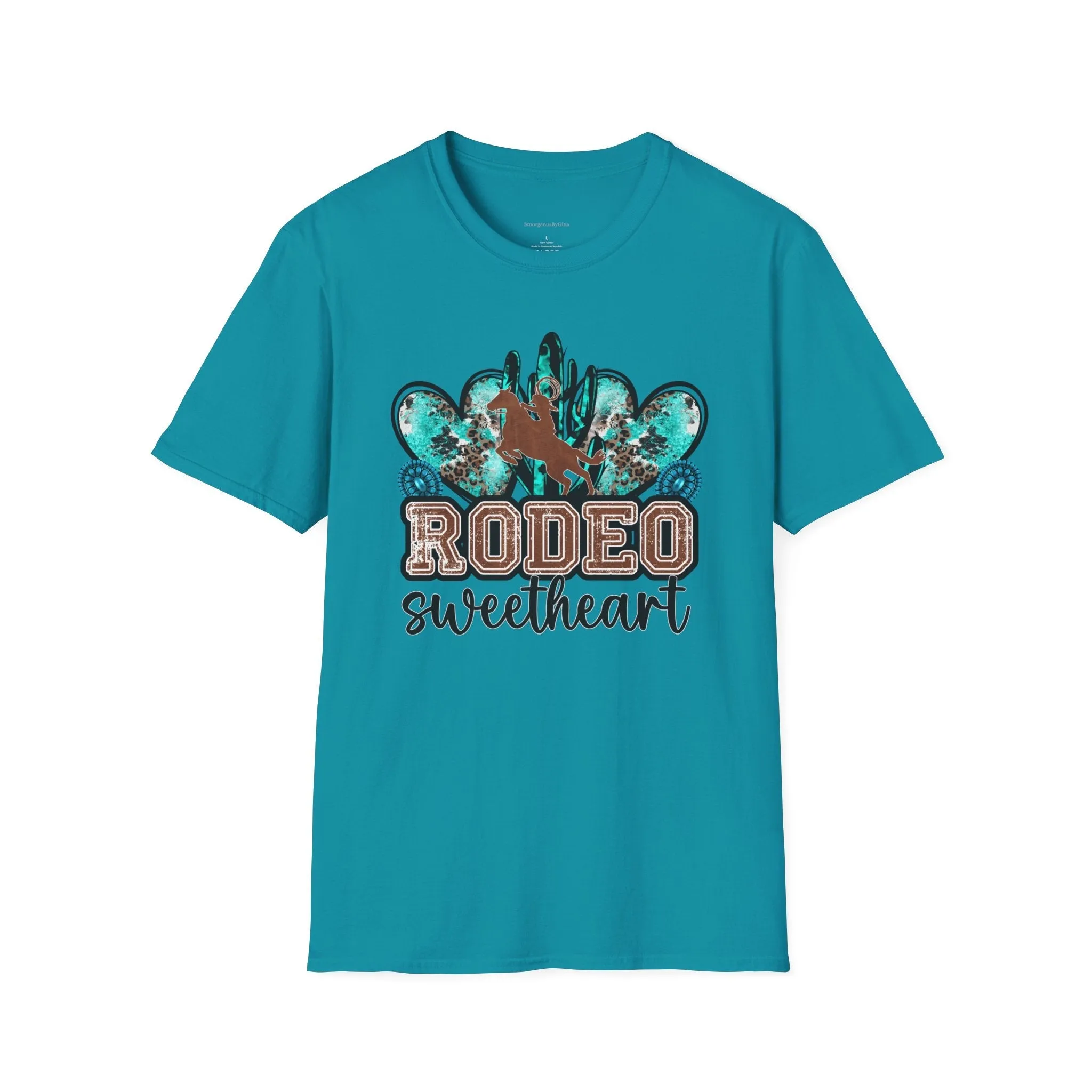 Rodeo Sweetheart, Rodeo Tee, Rodeo Shirt, Cowgirl Tee, Rodeo, Softstyle T-Shirt