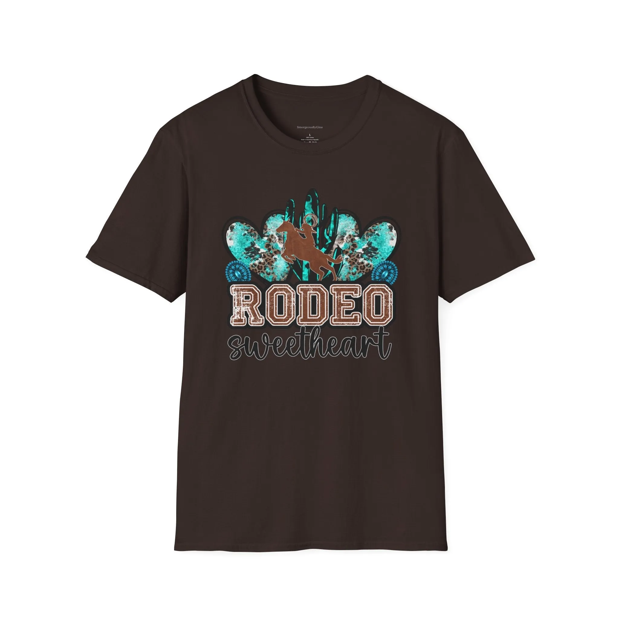 Rodeo Sweetheart, Rodeo Tee, Rodeo Shirt, Cowgirl Tee, Rodeo, Softstyle T-Shirt