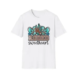 Rodeo Sweetheart, Rodeo Tee, Rodeo Shirt, Cowgirl Tee, Rodeo, Softstyle T-Shirt