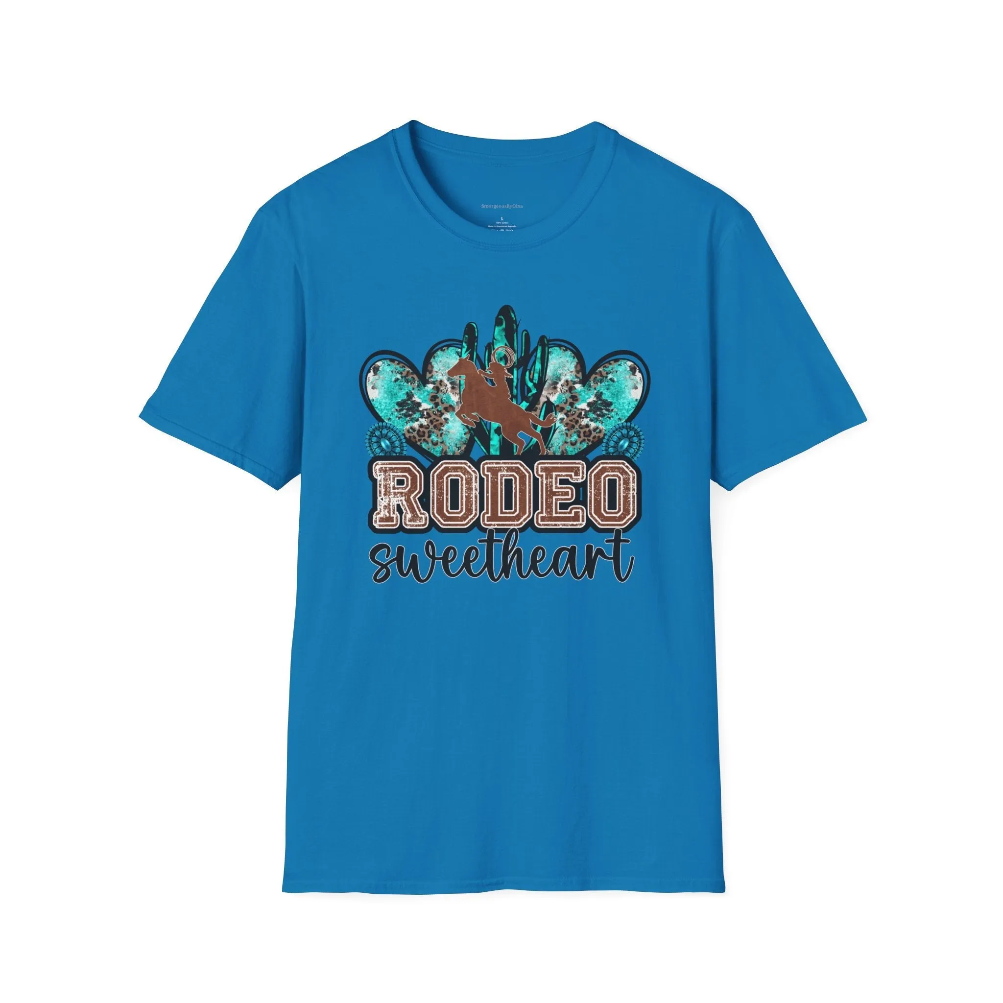 Rodeo Sweetheart, Rodeo Tee, Rodeo Shirt, Cowgirl Tee, Rodeo, Softstyle T-Shirt