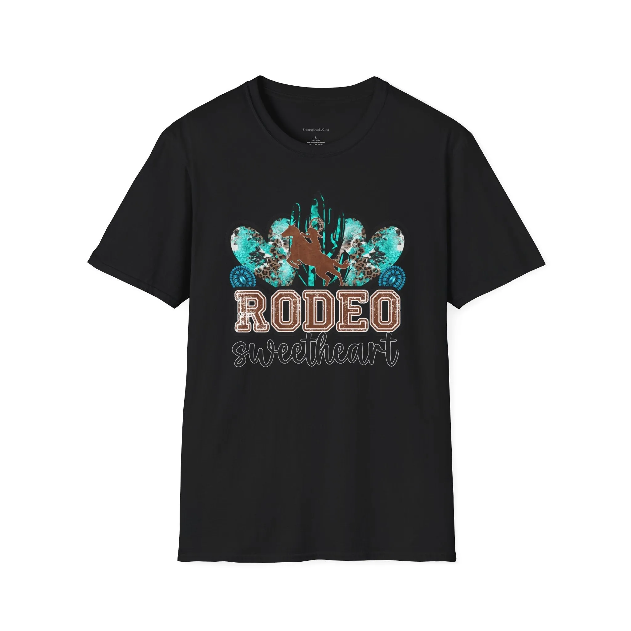 Rodeo Sweetheart, Rodeo Tee, Rodeo Shirt, Cowgirl Tee, Rodeo, Softstyle T-Shirt