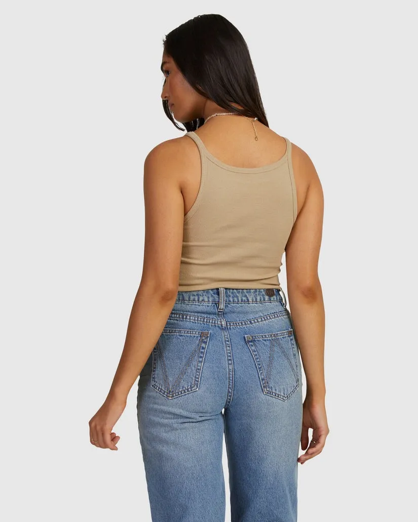 RVCA Womens Haru Slide Knit Tank