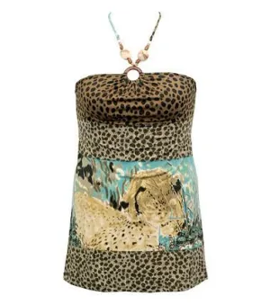 Safari Leopard Tube Top