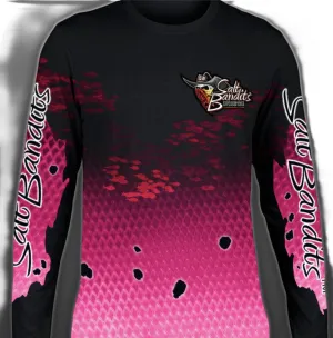 Salt Bandits™ Neon Pink Slam Performance Long Sleeve T-shirt