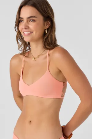 SALTWATER SOLIDS HUNTINGTON BRALETTE TOP