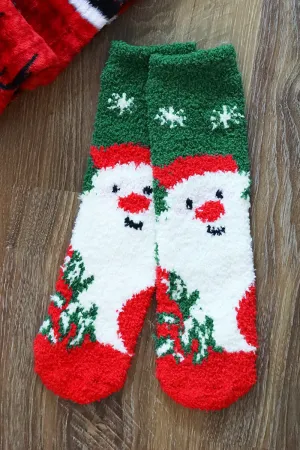 Santa Baby Fuzzy Socks