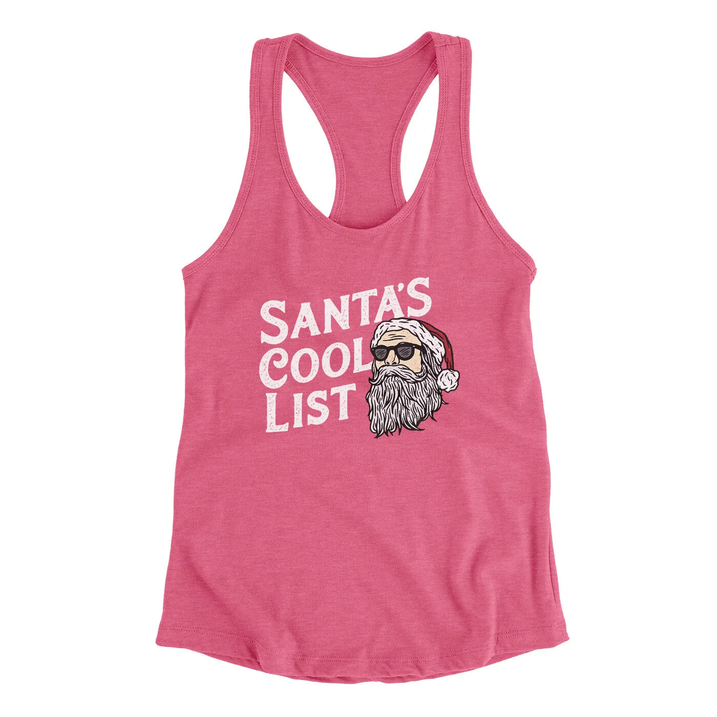 Santa’s Cool List Women's Racerback Tank