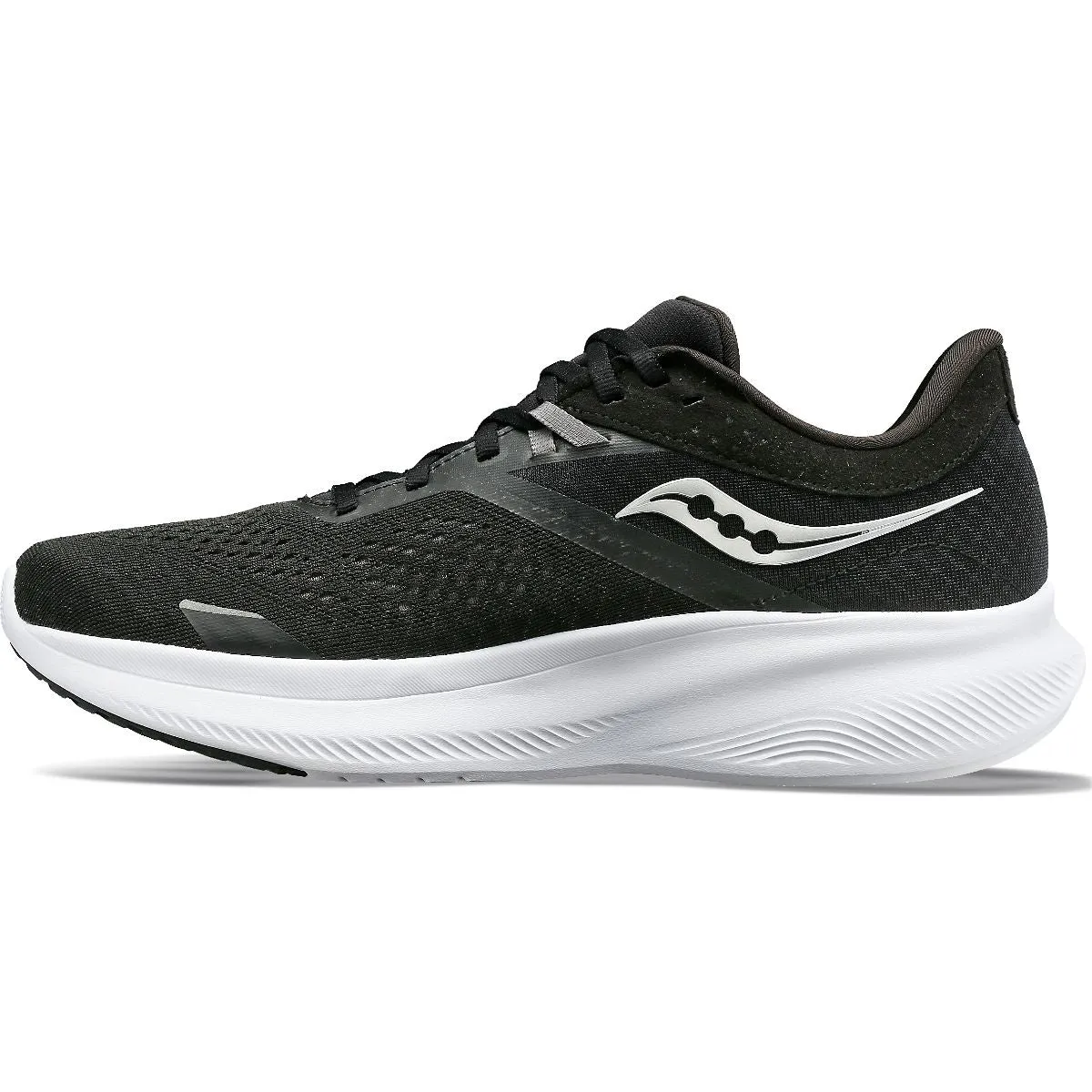 Saucony Ride 16 (Womens) - Black/White