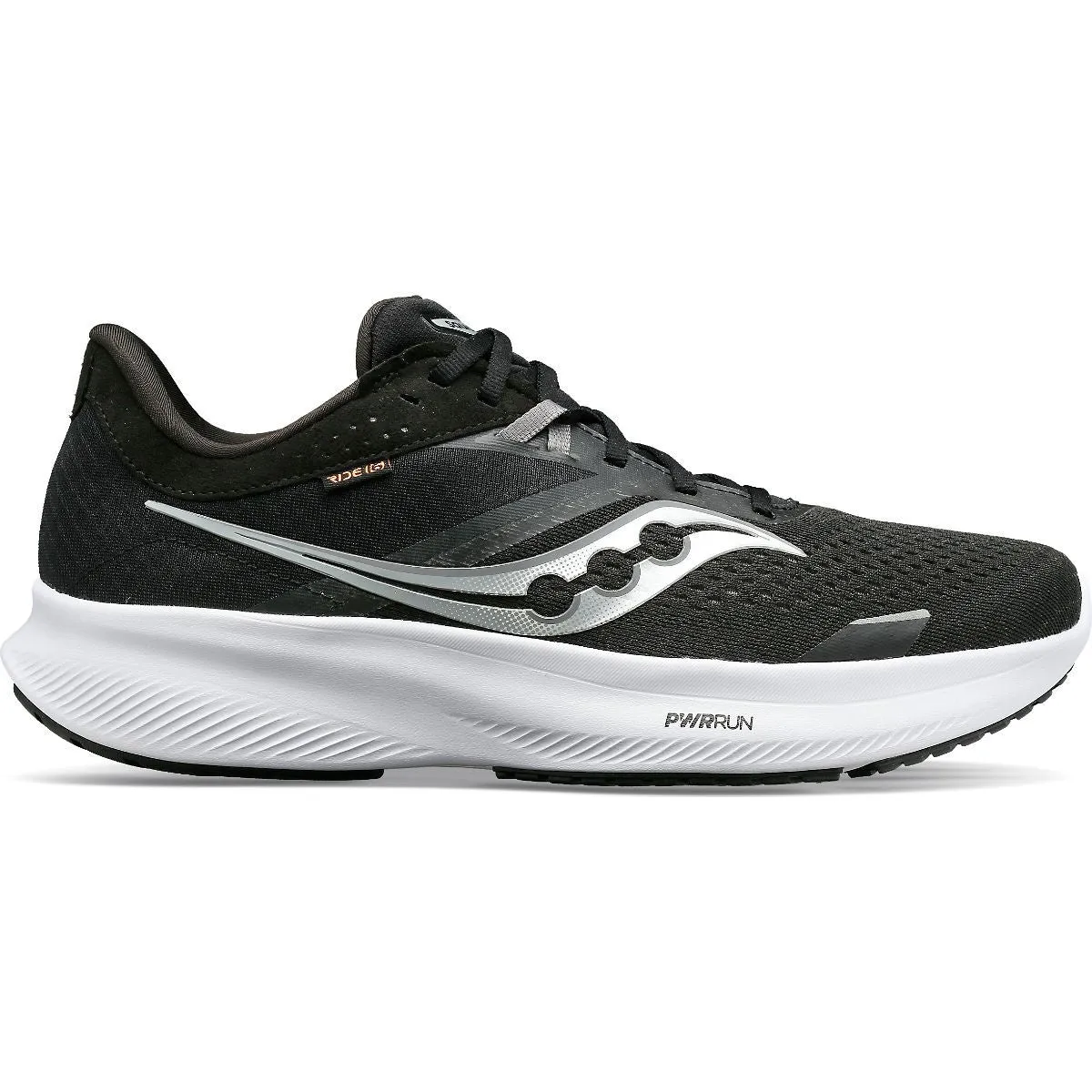 Saucony Ride 16 (Womens) - Black/White