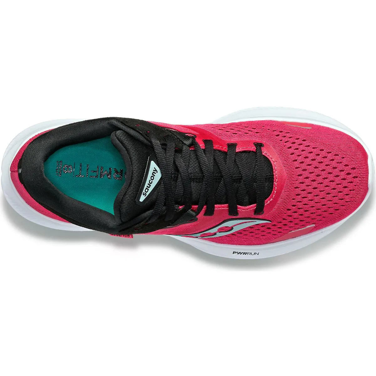 Saucony Ride 16 (Womens) - Rose/Black