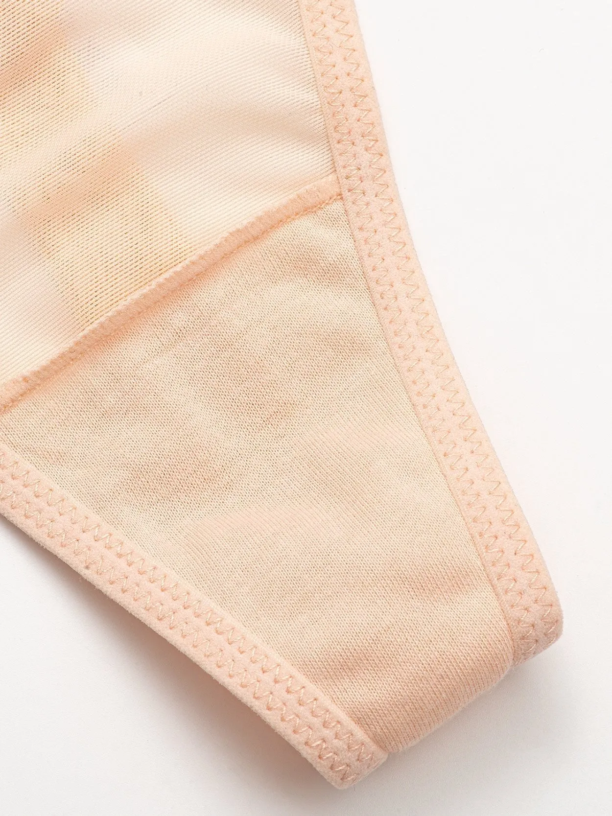 Sexy Embroidered Low Waist 2PCS Nude