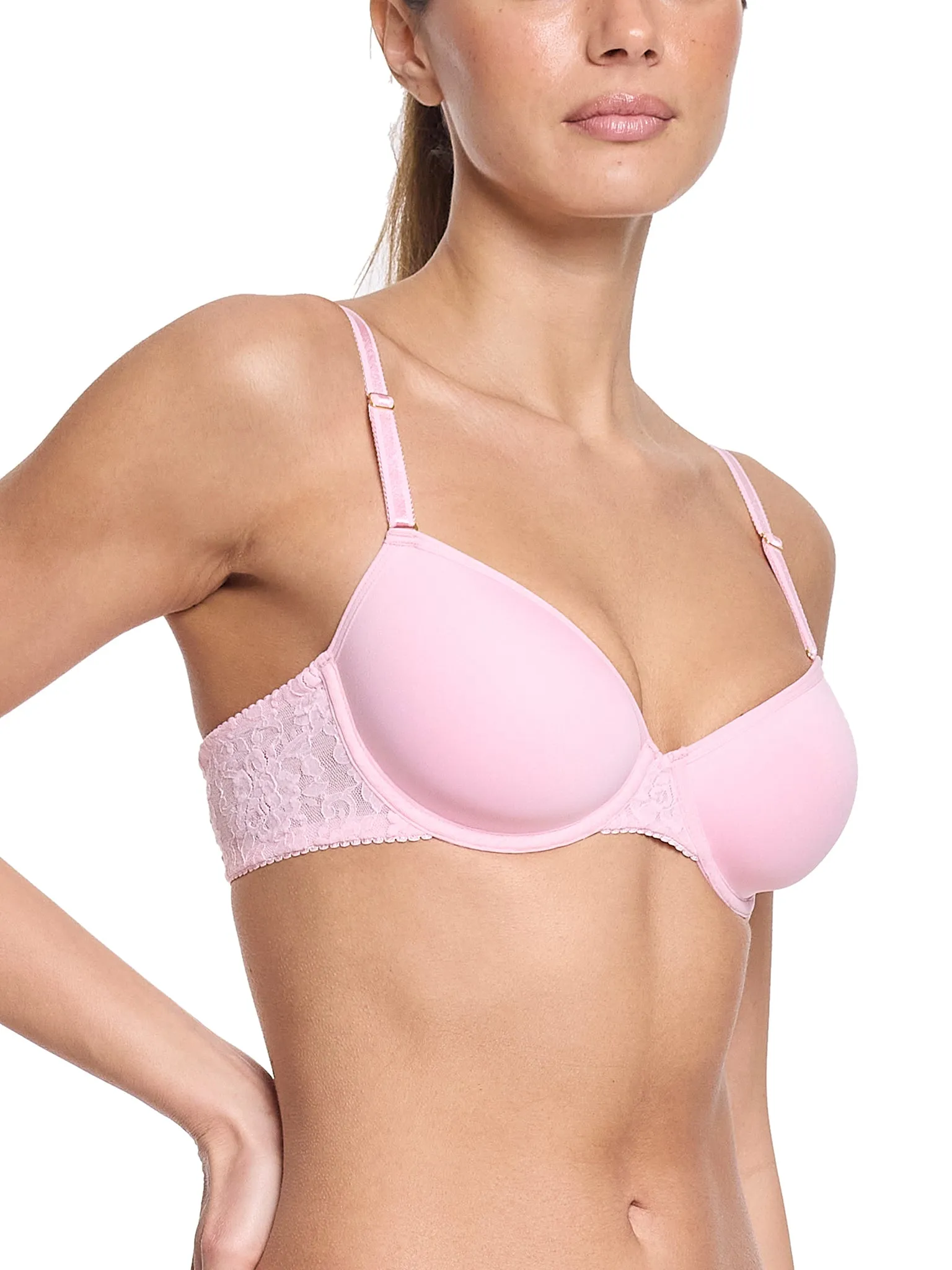 Signature Lace® T-Shirt Bra Bliss Pink