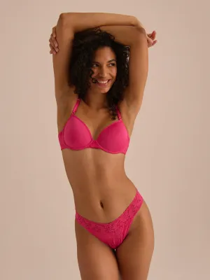Signature Lace® T-Shirt Bra Un-Beet-Able Pink