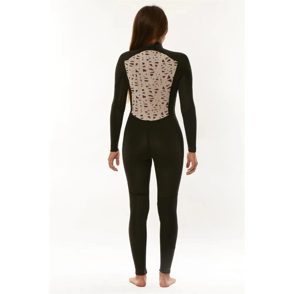 SISSTR 7 SEAS 3/2 BACK ZIP BLACK