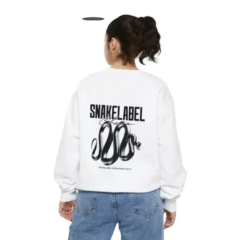 Snake Unisex Garment-Dyed snake  Sweatshirt | Luxe Comfort with 80% Cotton Blend