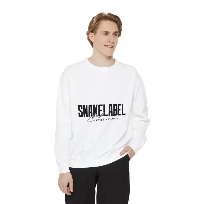 Snake Unisex Garment-Dyed snake  Sweatshirt | Luxe Comfort with 80% Cotton Blend