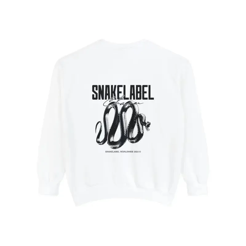 Snake Unisex Garment-Dyed snake  Sweatshirt | Luxe Comfort with 80% Cotton Blend