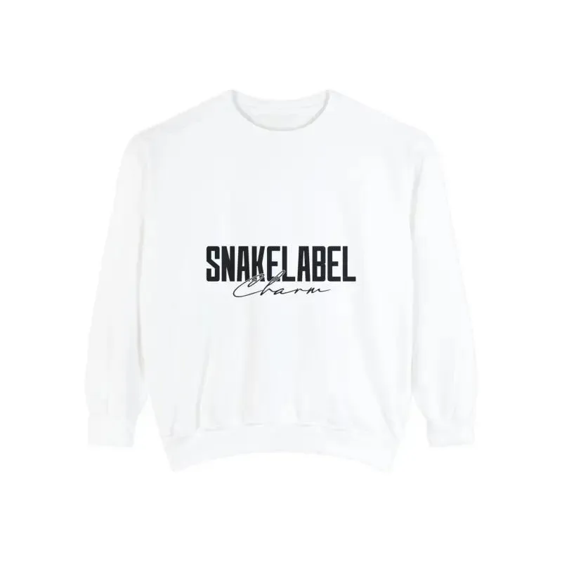 Snake Unisex Garment-Dyed snake  Sweatshirt | Luxe Comfort with 80% Cotton Blend