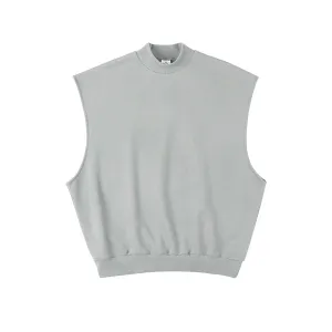 Solid Color Sleeveless Vests