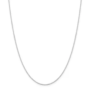 Sterling Silver 1.25mm Wide Cable Chain w/ Lobster Closure - Various Lengths