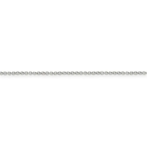 Sterling Silver 1.25mm Wide Cable Chain w/ Lobster Closure - Various Lengths