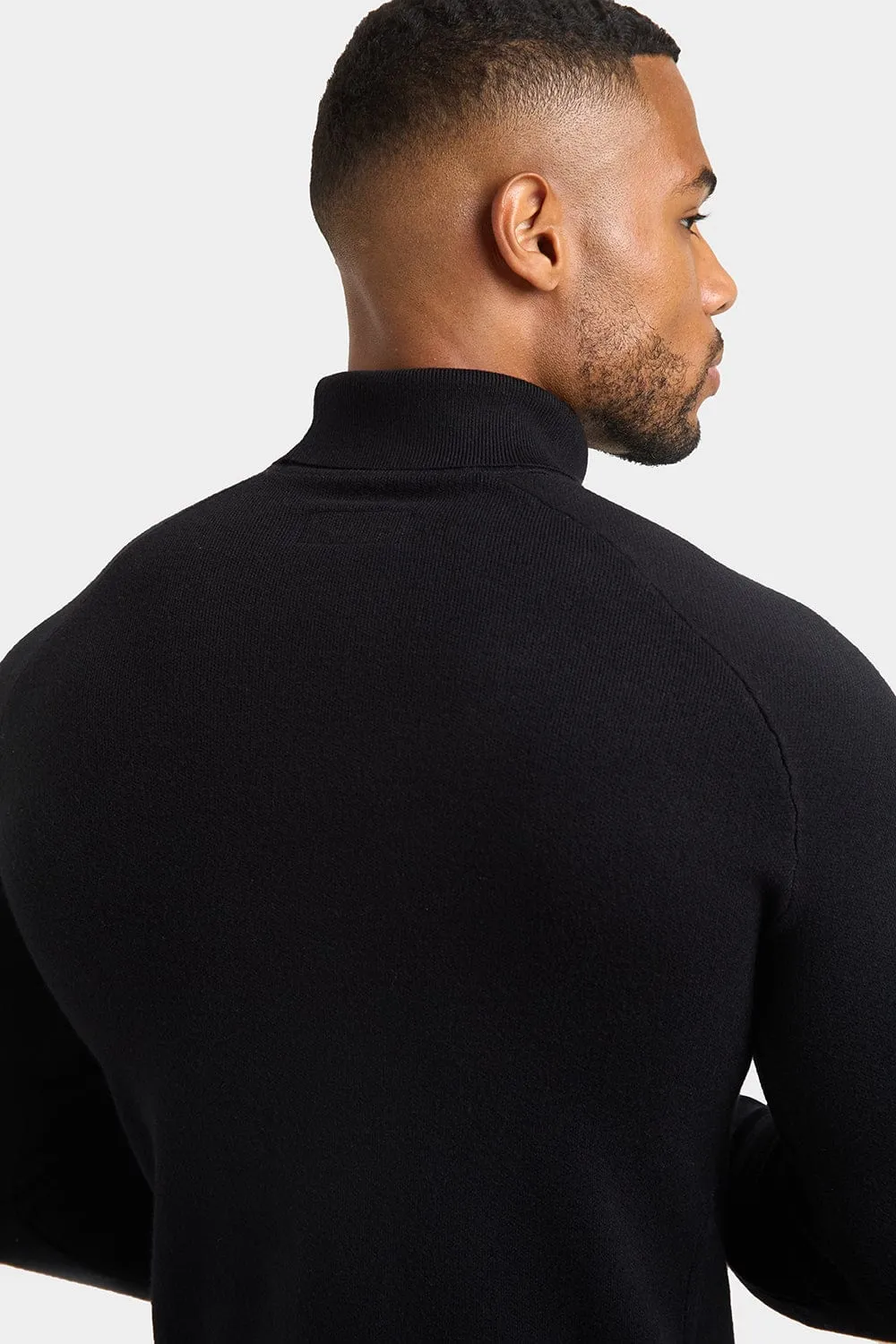 Supersoft Roll Neck in Black