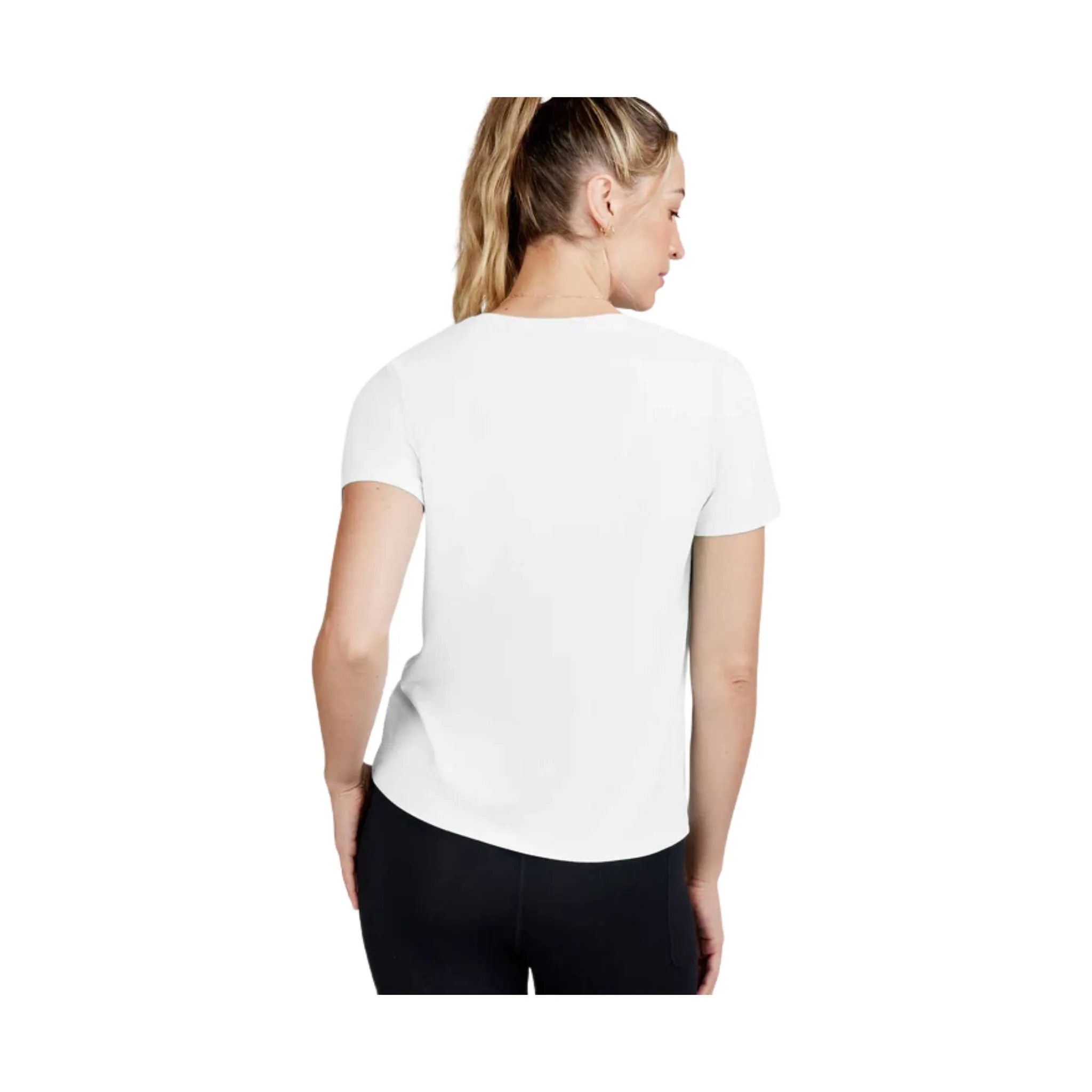 Tasc Women's All Day Short Sleeve T Shirt - White