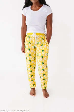 The Sleepy Sloth The World of Eric Carle™ Spring Daisy Print Women's Sleepy Pants Pajama Bottoms