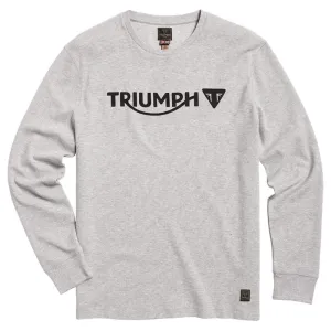 Triumph Bettmann Long Sleeve Waffle T-Shirt Grey Marl / Black