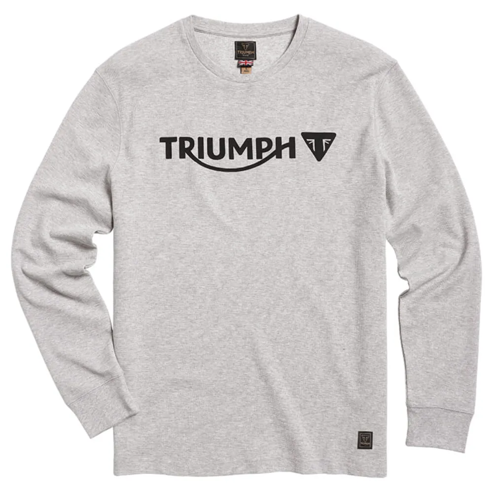 Triumph Bettmann Long Sleeve Waffle T-Shirt Grey Marl / Black