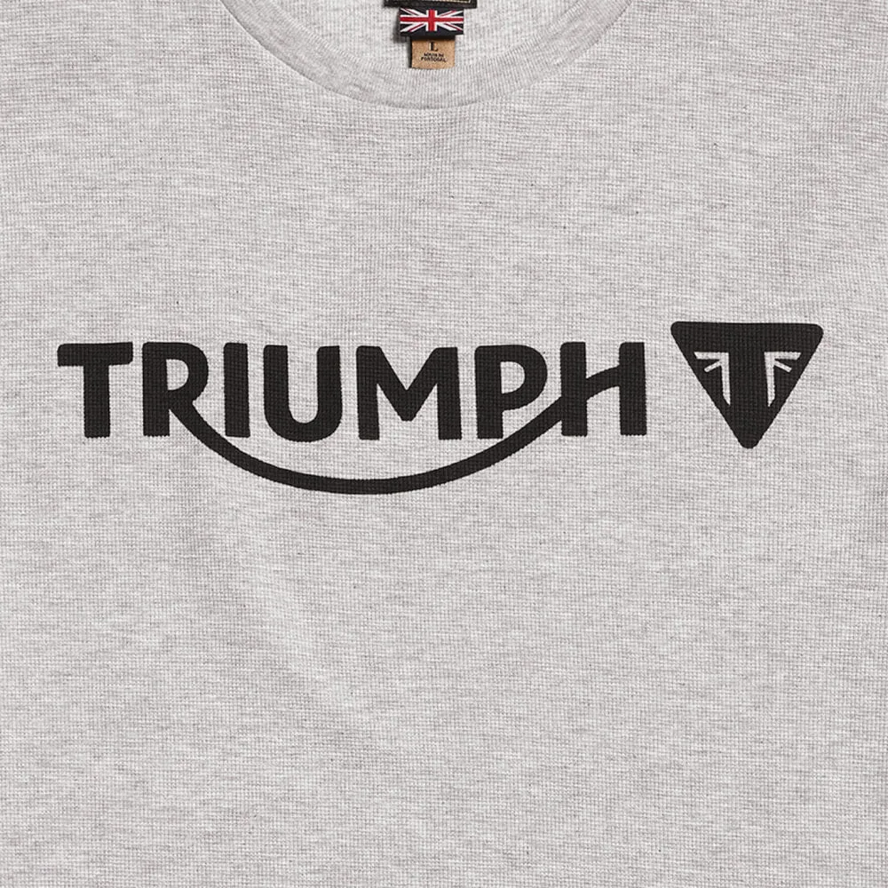 Triumph Bettmann Long Sleeve Waffle T-Shirt Grey Marl / Black