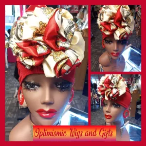 Tropical Classic $17 Elegance Head Wraps Optimismic Wigs and Gifts