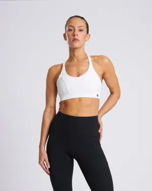 Ultimate Medium Impact Sports Bra White