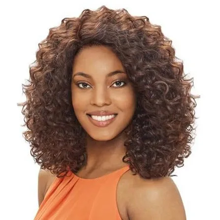 VANESSA HONEY C BRAZILIAN HUMAN HAIR BLEND LACE FRONT WIG TCHB CHELIS