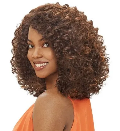 VANESSA HONEY C BRAZILIAN HUMAN HAIR BLEND LACE FRONT WIG TCHB CHELIS