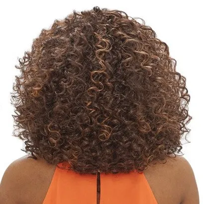 VANESSA HONEY C BRAZILIAN HUMAN HAIR BLEND LACE FRONT WIG TCHB CHELIS