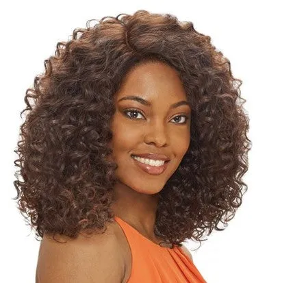 VANESSA HONEY C BRAZILIAN HUMAN HAIR BLEND LACE FRONT WIG TCHB CHELIS