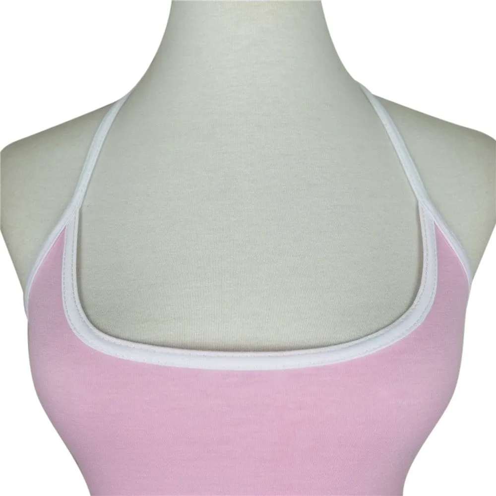 VenusFox Sexy Crop Tops For Women Halter Fitness Skinny T-Shirt
