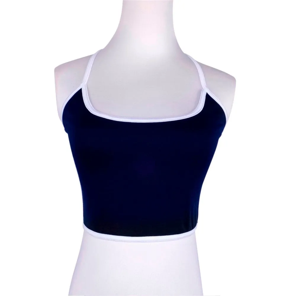 VenusFox Sexy Crop Tops For Women Halter Fitness Skinny T-Shirt