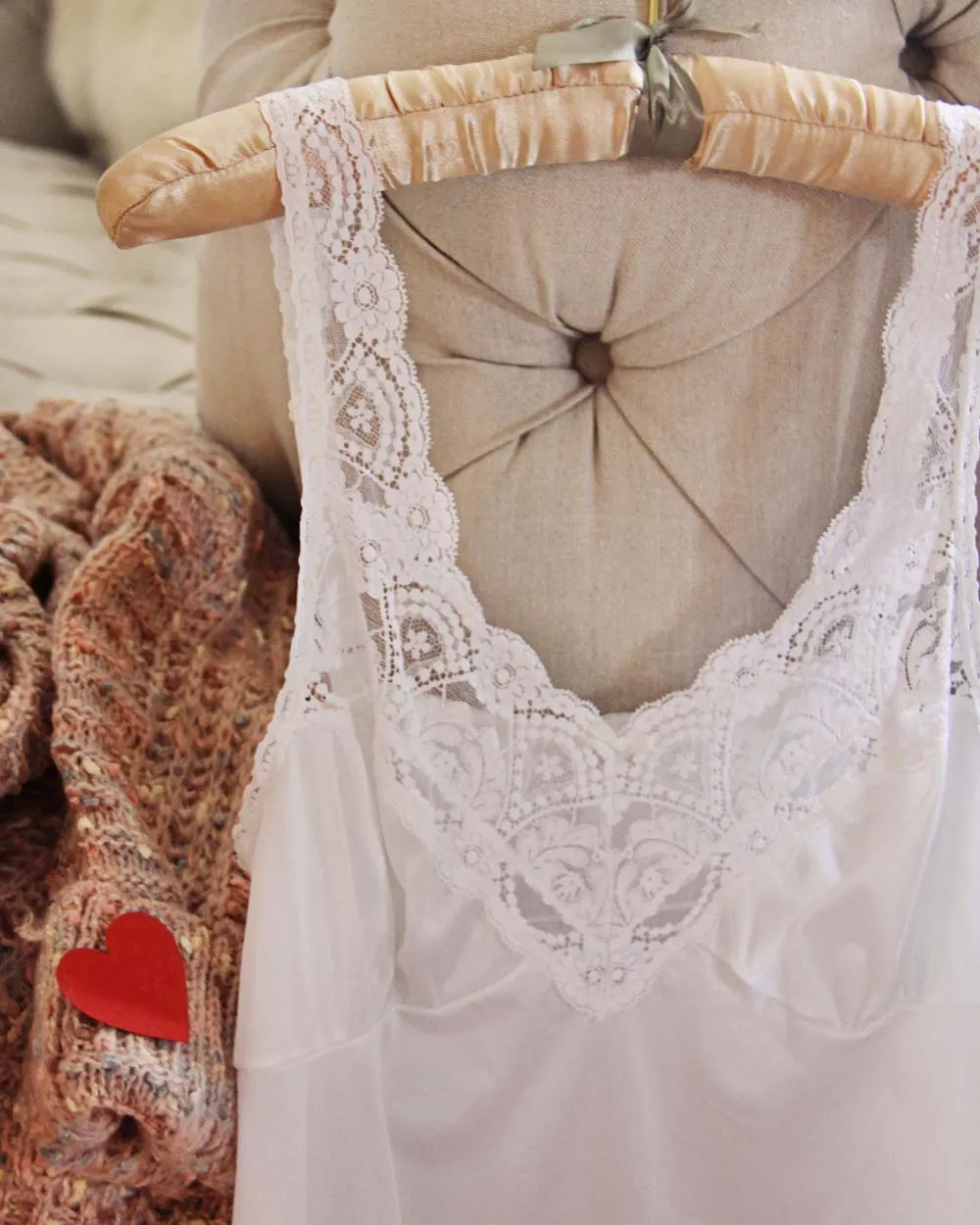 Vintage Lace Cami in White